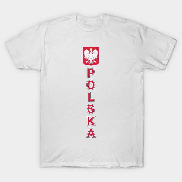 Poslska Poslish design with eagle T-Shirt by Estudio3e